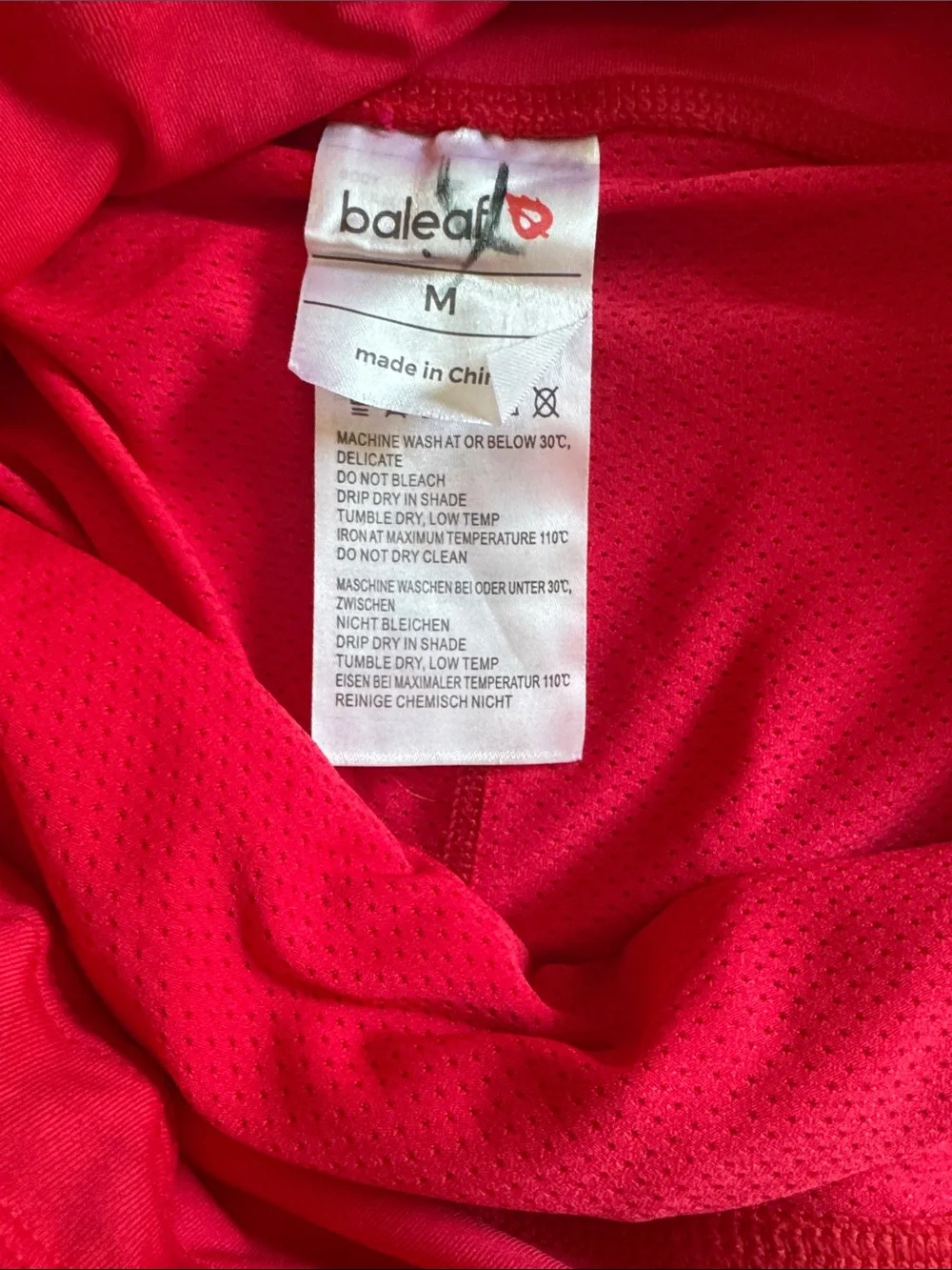 Baleaf Coral Pink Circle Skater Skirt